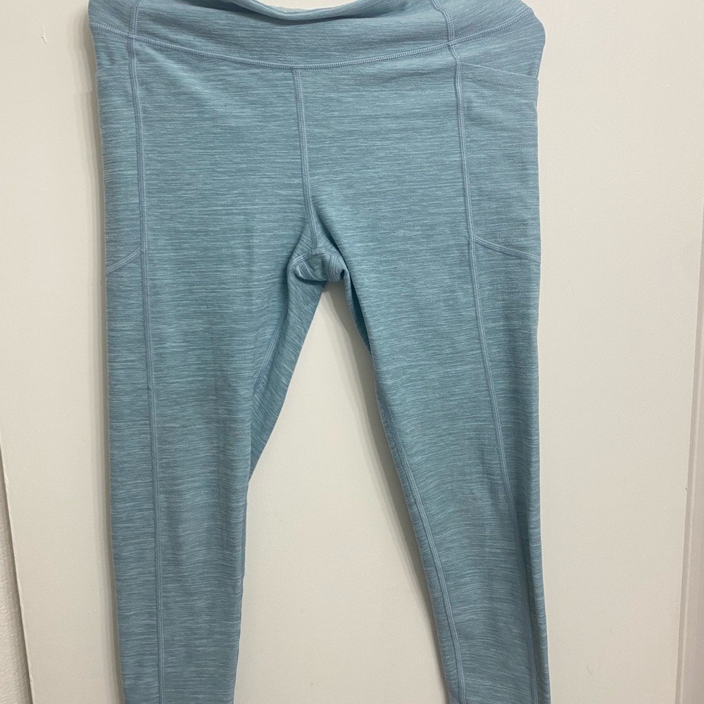Victoria's Secret Blue Leggings/Joggers Streamlined Design Size 10